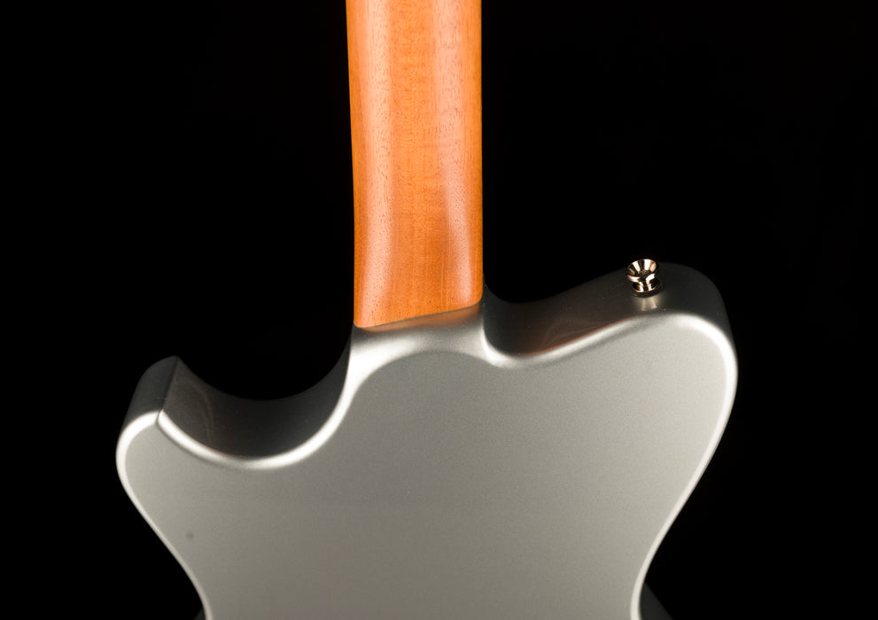 Powers Electric A Type Hardtail Dolomite Silver with Softshell Case