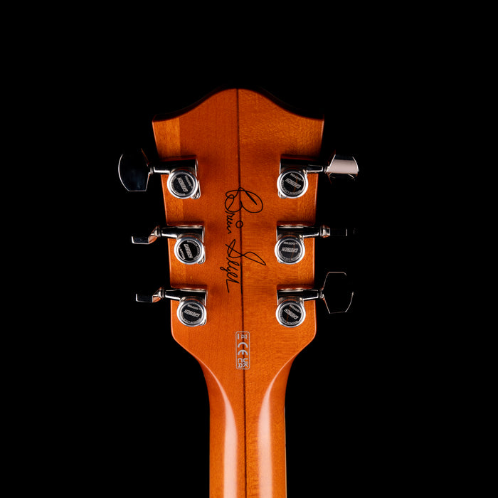 Gretsch G6120T-BSSMK Brian Setzer Signature Nashville Hollow Body '59 "Smoke" Orange with Case