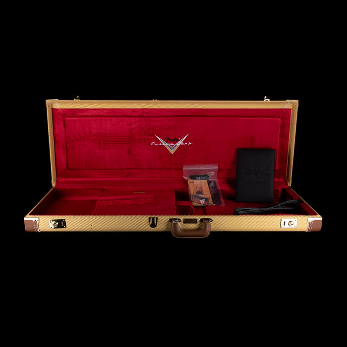 Fender Custom Shop Masterbuilt Paul Waller 1957 Stratocaster Heavy Weathered Fiesta Red With Case