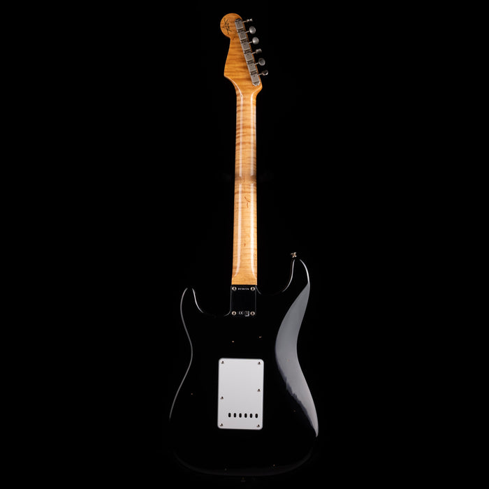Used 2023 Fender Custom Shop 1962 Strat Journeyman Relic - Black  With OHSC