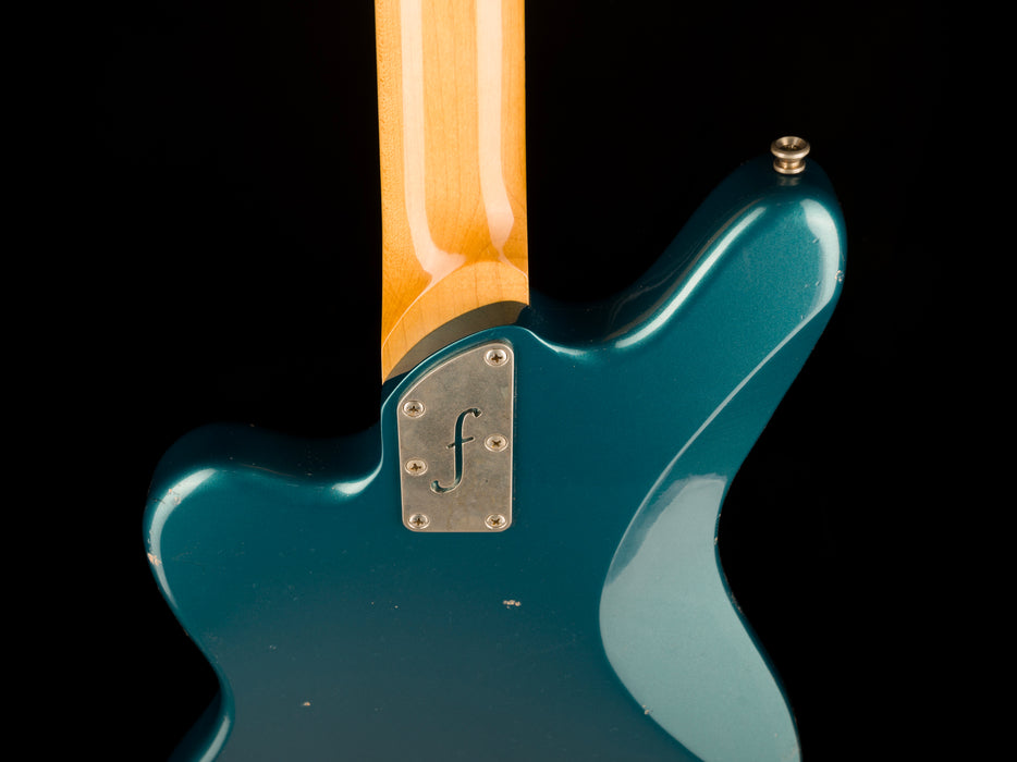 Fano Oltre JM4 Bass Light Distress Ocean Turquoise with Gig Bag