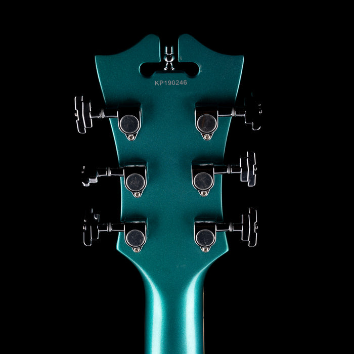 Used D’Angelico Premier DC Semi Hollowbody Turquoise With Gig Bag