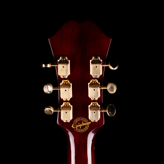 Pre-Owned 2009 Epiphone Riviera  P93 WR Wine Red With OHSC