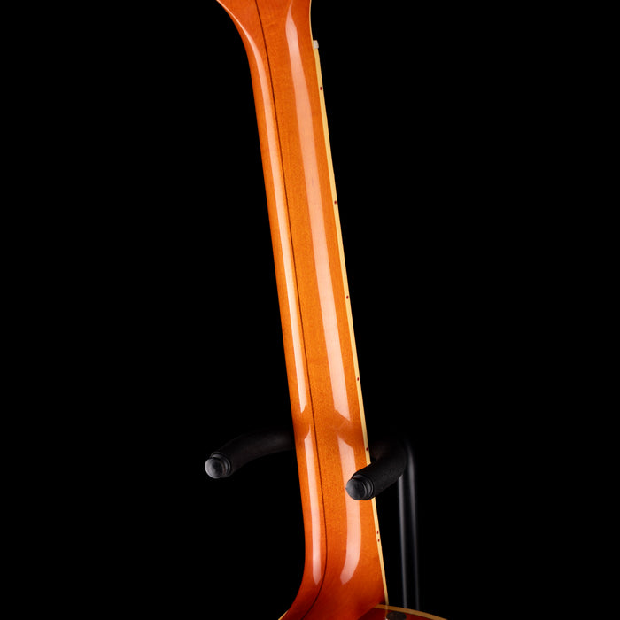 Pre-Owned 2014 Gretsch G6120-59QM Limited Edition Quilted Maple Chet Atkins Orange With OHSC