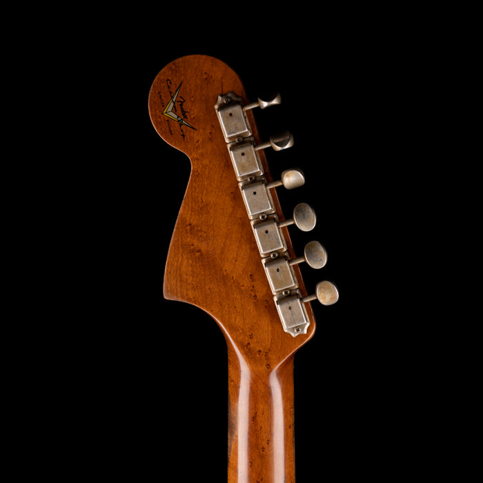 Fender Custom Shop Roasted 1962 Jaguar Journeyman Relic Wide Fade 2-Tone Sunburst With Case
