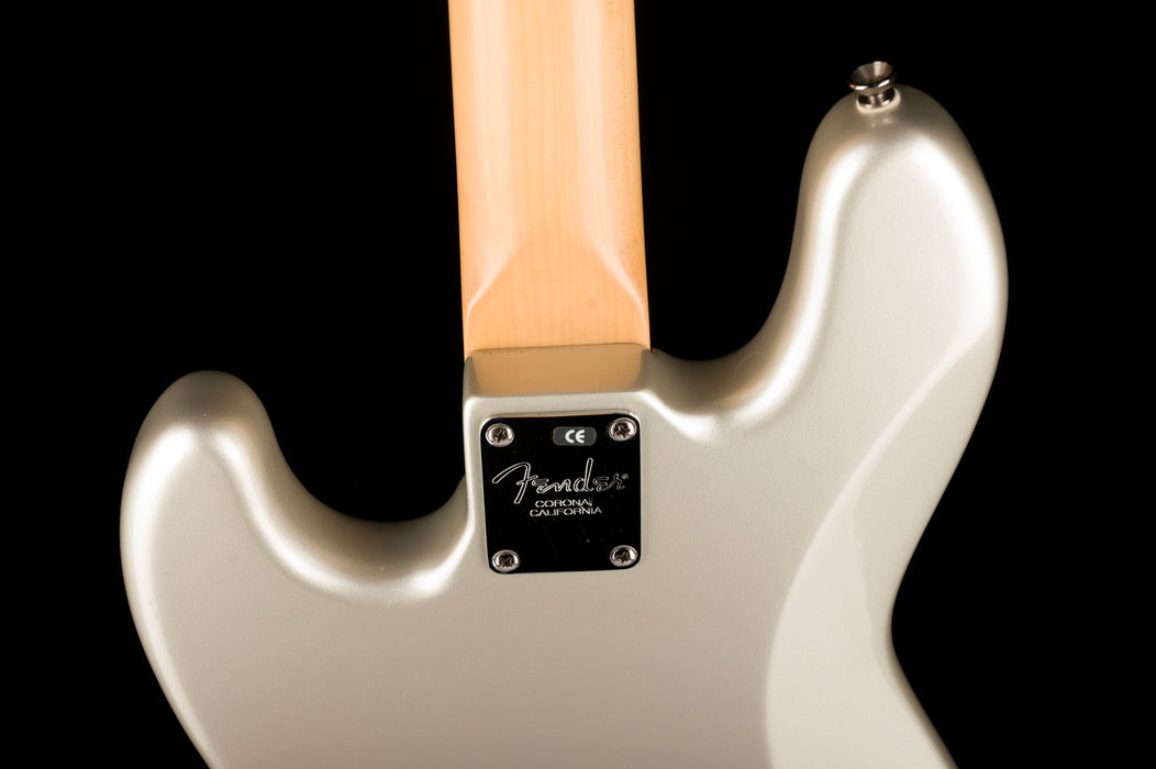 Used 2004 Fender American Jazz Bass Rosewood Fingerboard Chrome Silver With OHSC