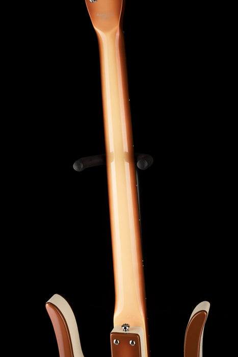 Used Danelectro Longhorn Short-Scale Electric Bass Copper Burst