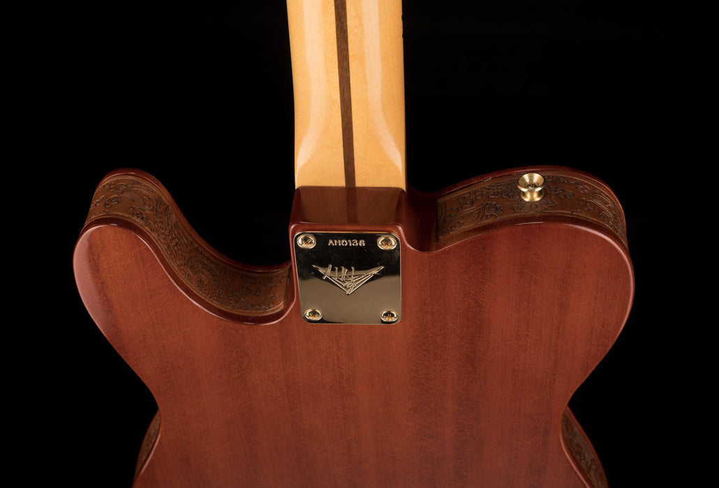 Fender Custom Shop Masterbuilt Andy Hicks Knotty Pine 50's Telecaster Roundup Walnut Stain With Case
