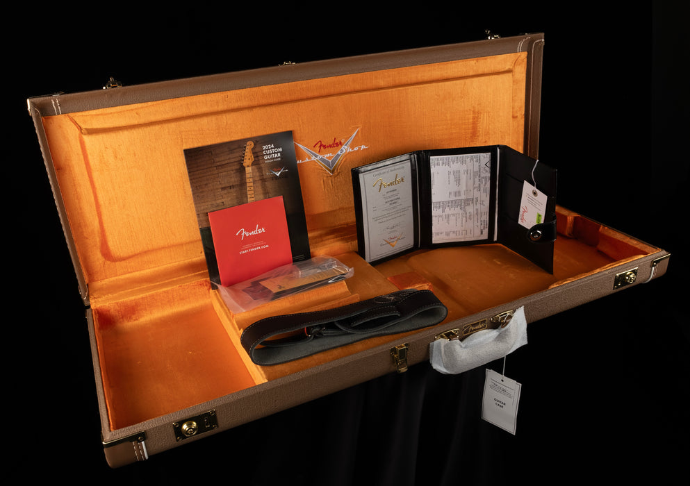 Fender Custom Shop 1962 Stratocaster Heavy Relic Sherwood Green Metallic Over Charcoal Frost Metallic