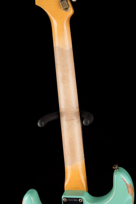 Used Fender Custom Shop 1960 Stratocaster Heavy Relic Faded Aged Foam Green with OHSC