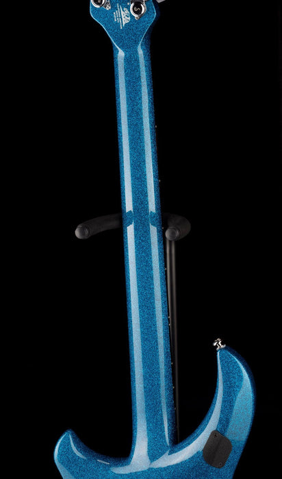 Used Ernie Ball Music Man Ball Family Reserve John Petrucci Signed Majesty 6 Marine Blue Sparkle with OHSC