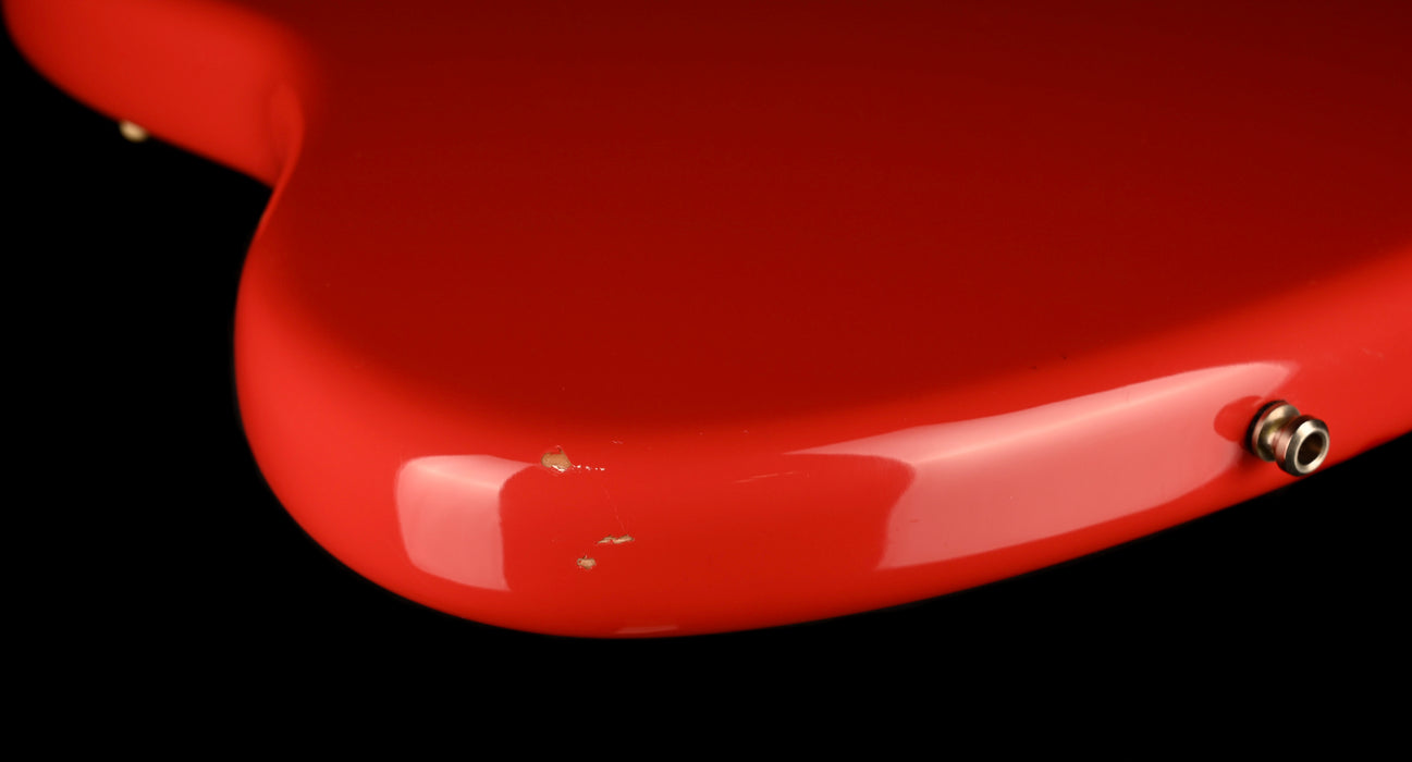 Pre Owned 2016 Fender American Design 1962 Vintage Reissue Jazzmaster Fiesta Red With OHSC