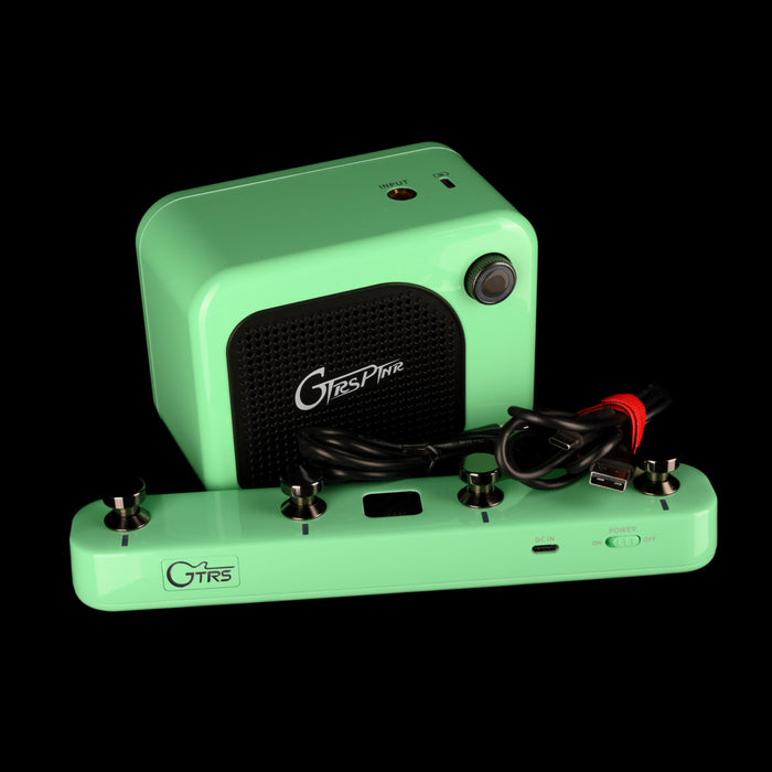 Used Mooer GTRS S801 Intelligent Guitar/Amp/Footswitch Kit, S-Style Electric Guitar Seafoam Green