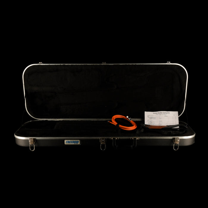 Victor Guitar Company Finster Custom 3P90 Quilted Maple Top T-Style Natural Electric Guitar With HSC