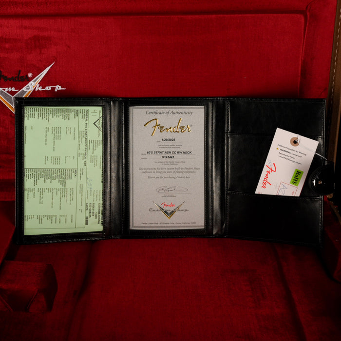 Fender Custom Shop 60's Stratocaster Closet Classic Ebony Transparent