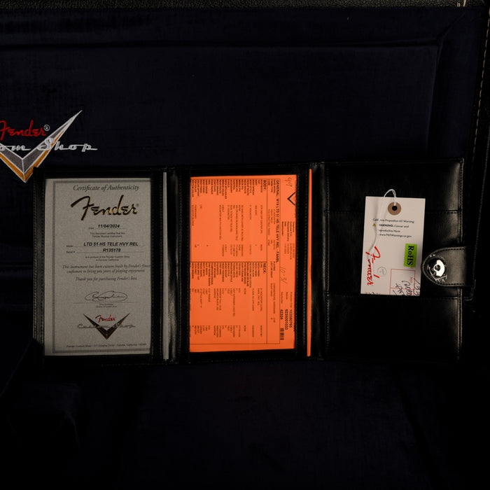 Fender Custom Shop Limited Edition 1951 Telecaster HS Heavy Relic Faded Aged Nocaster Blonde