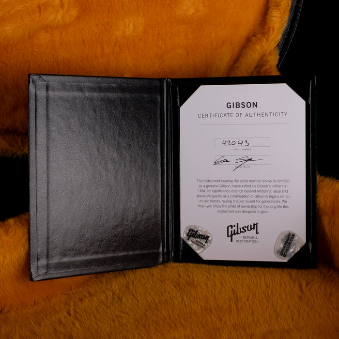 Pre Owned Gibson Mod '54 Les Paul Standard Dual Pickup Smooth Black Satin With OHSC