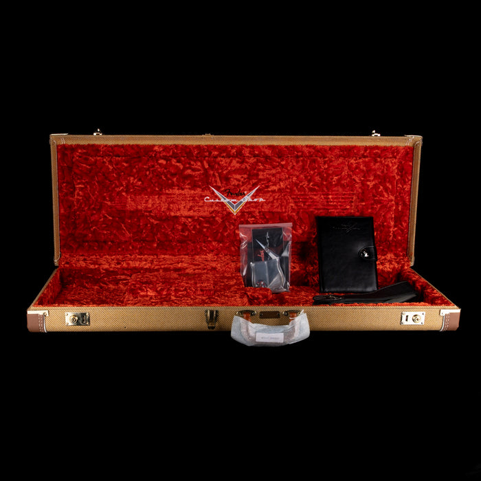 Pre Owned 2022 Fender Custom Shop Limited Edition 50's Pine Esquire, Super Heavy Relic Nocaster Blonde With OHSC