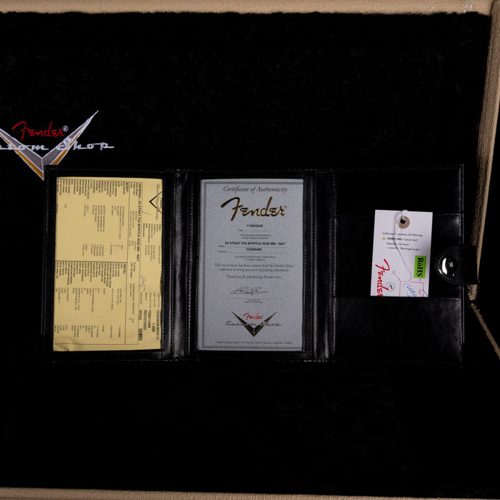 Fender Custom Shop Exotic 1959 Stratocaster Figured Myrtle NOS Natural With Case