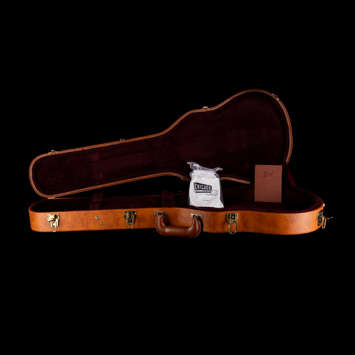 Pre Owned B&G Little Sister Sunburst Semi-Hollow Electric Guitar With OHSC