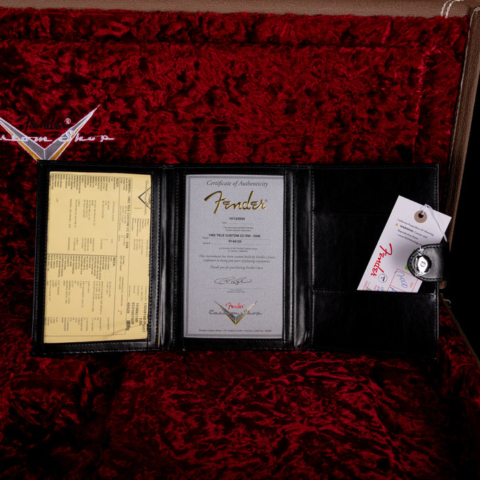 Fender Custom Shop 1962 Telecaster Custom Closet Classic Oxblood
