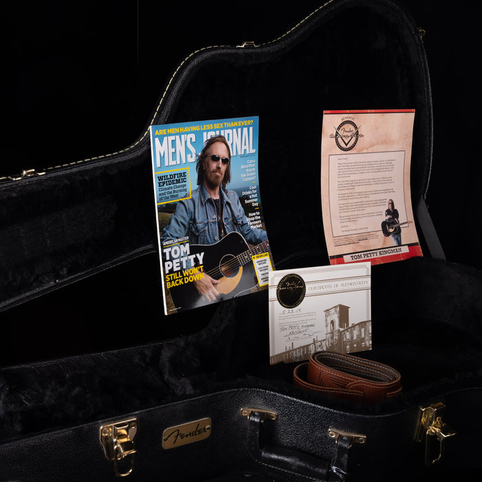 Pre-Owned Fender Custom Shop Limited Edition Tom Petty Kingman Signature Acoustic Black With OHSC