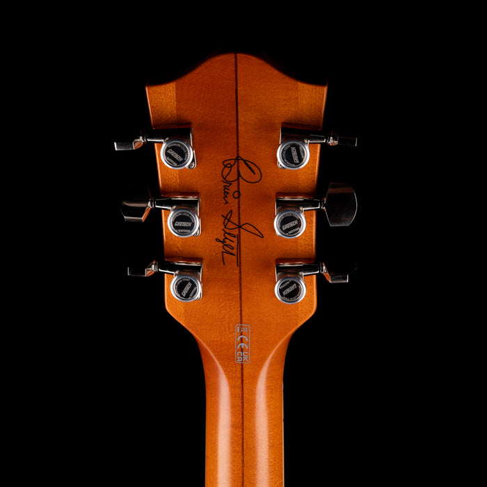 Gretsch G6120T-BSSMK Brian Setzer Signature Nashville Hollow Body '59 "Smoke" Orange with Case