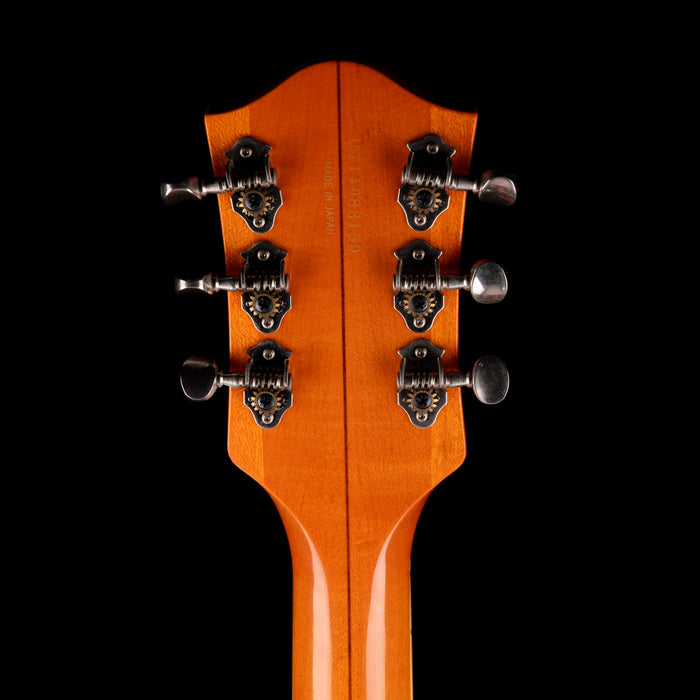 Pre-Owned 2014 Gretsch G6120-59QM Limited Edition Quilted Maple Chet Atkins Orange With OHSC