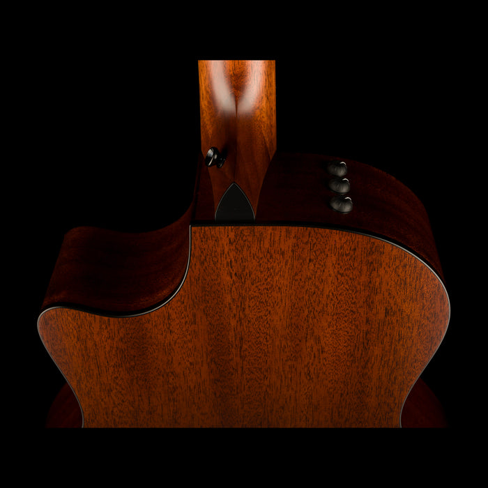 Taylor 324ce Grand Auditorium Acoustic Electric Guitar Shaded Edgeburst With Case - Serial # 1202134112  - Demo Back Cutaway