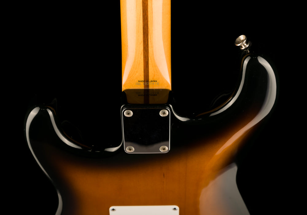 Used 1990 Fender ST-54 Made in Japan 1954 Reissue Stratocaster 2-Tone Sunburst with Gig Bag