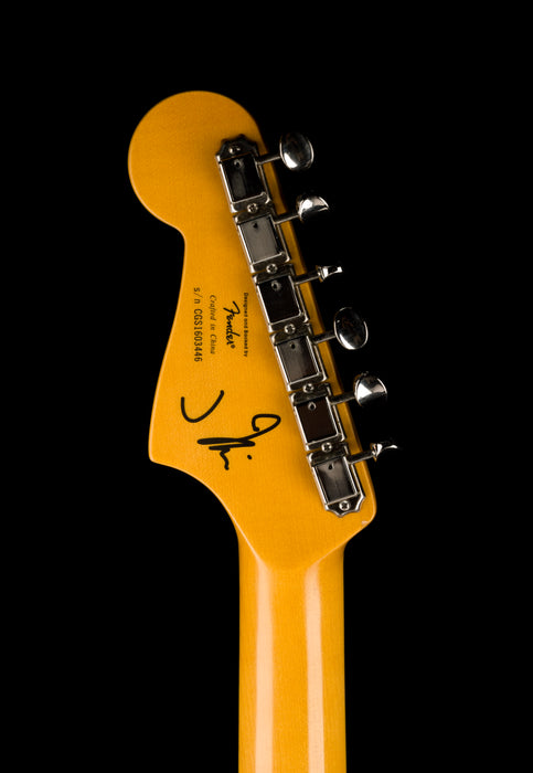 Pre Owned 2016 Squier J Mascis Jazzmaster Rosewood Fretboard Vintage White With Gig Bag