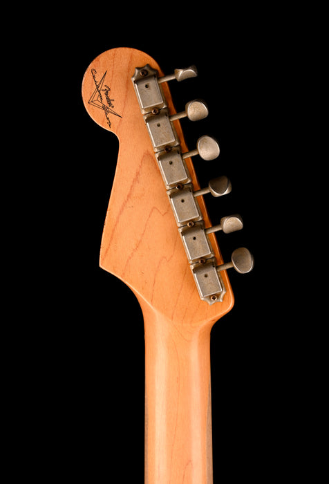 Pre Owned 2008 Fender Custom Shop 1960 Stratocaster Relic Daphne Blue With Case