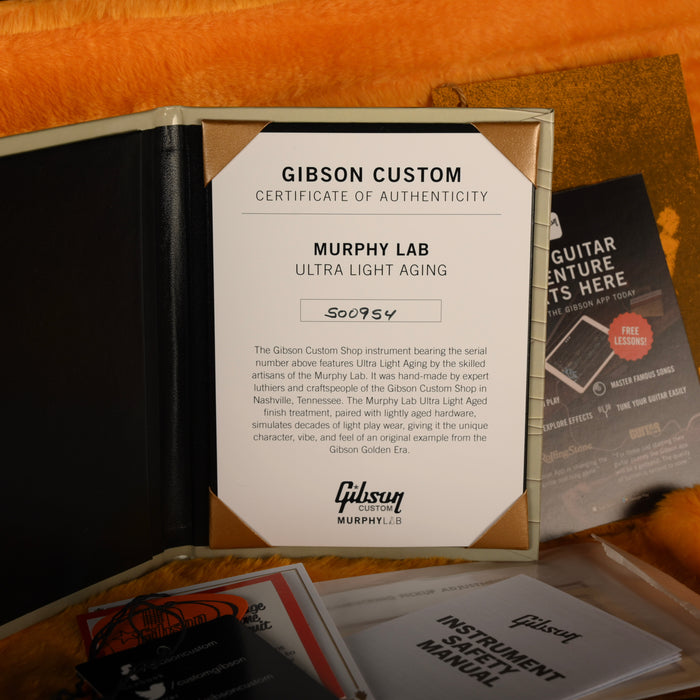 Gibson Custom Shop 1964 SG Standard Reissue with Maestro Ultra Light Aged Pelham Blue With Case