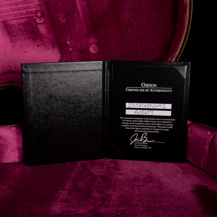 Pre Owned Gibson Custom Shop Memphis 1958 Reissue ES-335TDN ‘58 Natural With OHSC