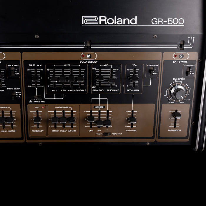 Pre Owned 1980 Roland GR-500 Guitar Synthesizer Sunburst And GS-500 Guitar Synth Module