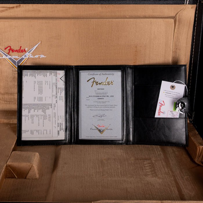 Fender Custom Shop Limited Edition 1964 Stratocaster Relic Aged Olympic White