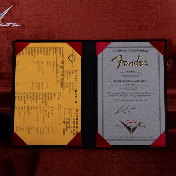 Fender Custom Shop Masterbuilt Andy Hicks 1964 Telecaster HS Ultimate Relic Aztec Gold With Case