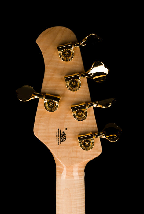 Ernie Ball Music Man BFR StingRay 5HH Bass Moonbeam Trans Purple Burst With Case