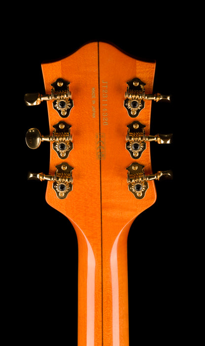 Gretsch G6120T-55 Vintage Select Edition '55 Chet Atkins Hollow Body with Bigsby Vintage Orange Stain Lacquer