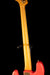 Pre Owned Fender Parts Jazz Bass Fiesta Red With Gold Hardware With Case