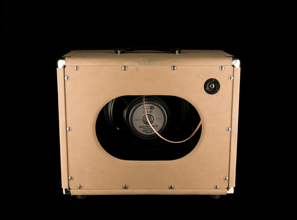 Pre Owned Amplified Nation The Bombshell Overdrive 100-Watt Head With 1x12" Ivory Suede Cabinet Guitar Amp - Ben Harper