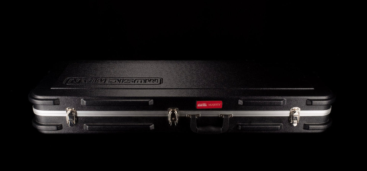 Used Ernie Ball Music Man Ball Family Reserve John Petrucci Signed Majesty 6 Marine Blue Sparkle with OHSC