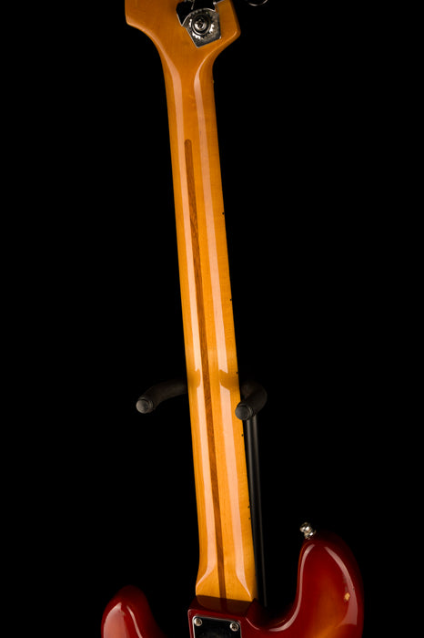 Vintage 1983 Fender Precision Bass Maple Neck Cherry Sunburst With Gig Bag