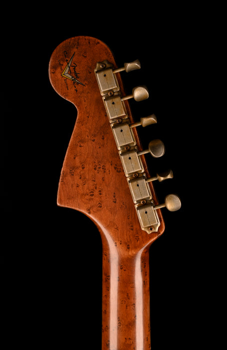 Fender Custom Shop Roasted 1962 Jaguar Journeyman Relic Wide Fade 2-Tone Sunburst With Case