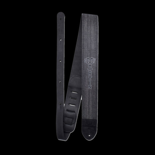 Martin Reversible Black Denim & Leather Strap - 18A0116