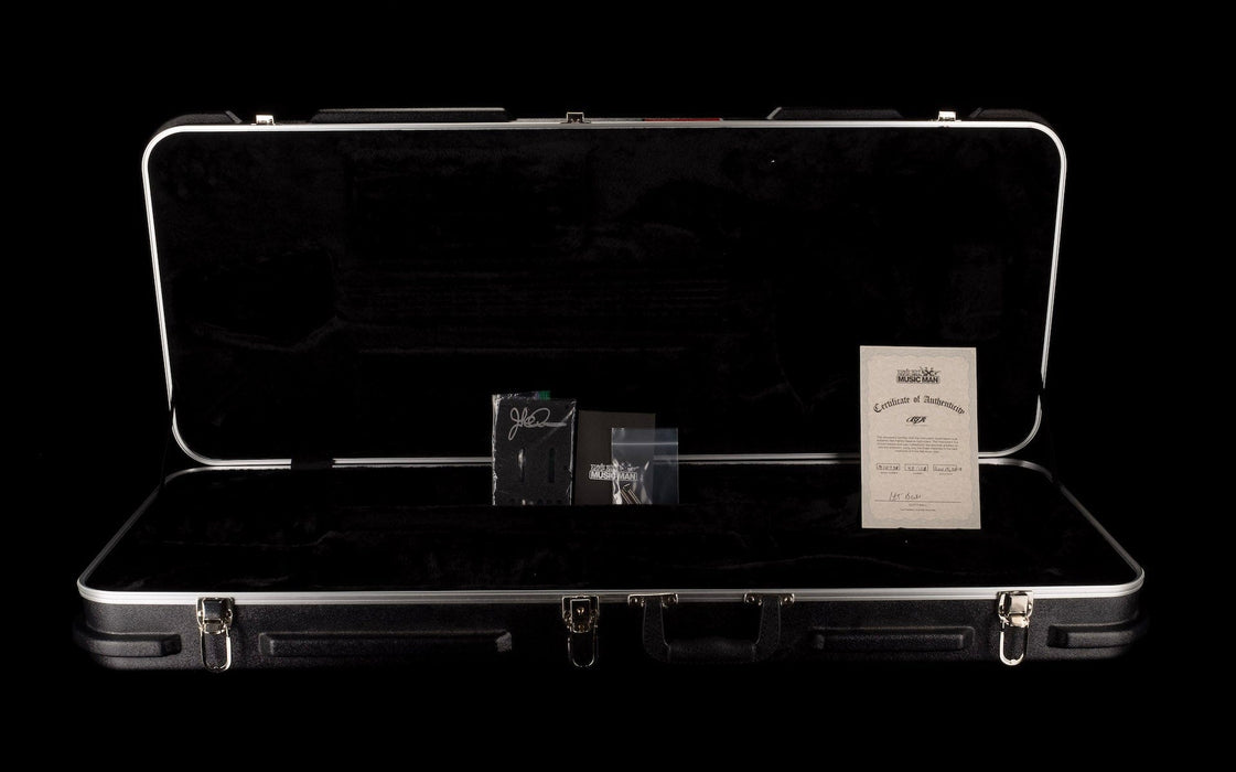 Used Ernie Ball Music Man Ball Family Reserve John Petrucci Signed Majesty 6 Marine Blue Sparkle with OHSC