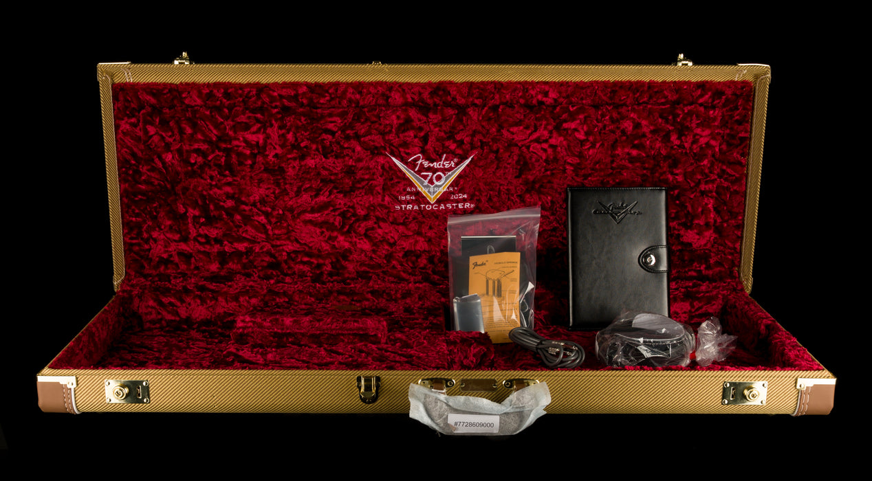 Fender Custom Shop Limited Edition 1954 Stratocaster Time Capsule Inca Silver