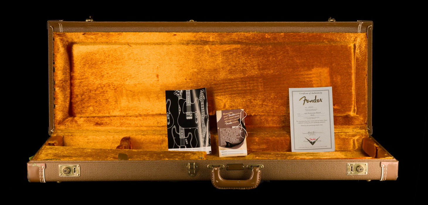 Pre Owned Fender Custom Shop 1960 Stratocaster Relic Olympic White With OHSC