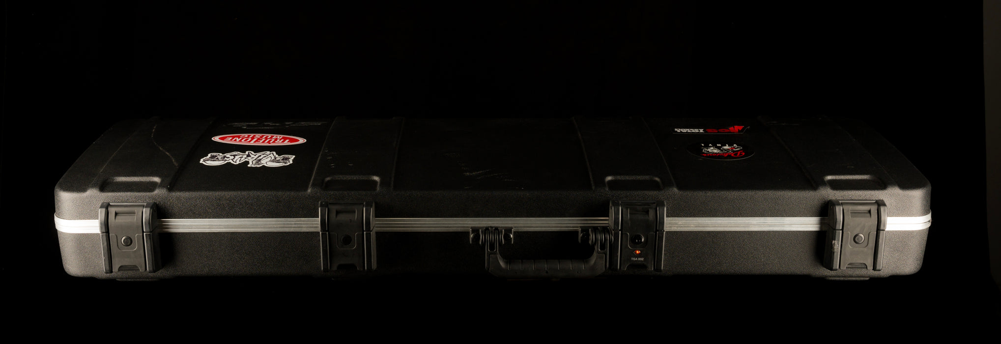 Pre Owned Fender Parts Jazz Bass Fiesta Red With Gold Hardware With Case