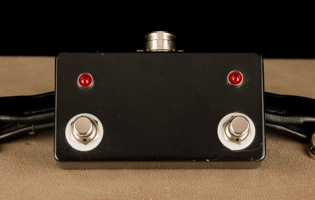 Pre Owned Amplified Nation The Bombshell Overdrive 100-Watt Head With 1x12" Ivory Suede Cabinet Guitar Amp - Ben Harper